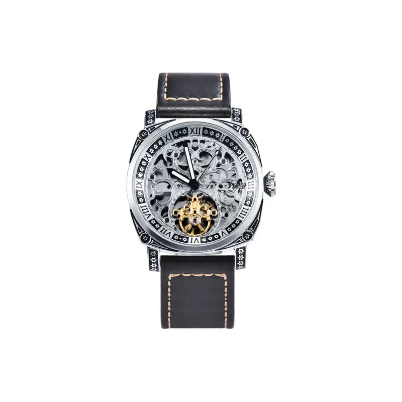 VRQ 1 Watch Automatic Mechanical Movement Watch Men's Watches Cut-Out Dial-0