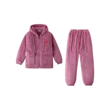 QINZUIMAO Pajama Set Women's Petal Pink