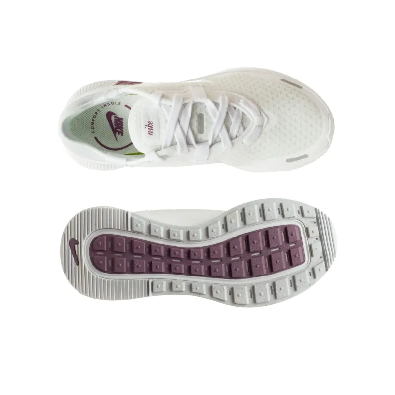 Nike Women's REPOSTO Anti Slip Wear Resistant Low Top Running Shoes Women's White Gray-4