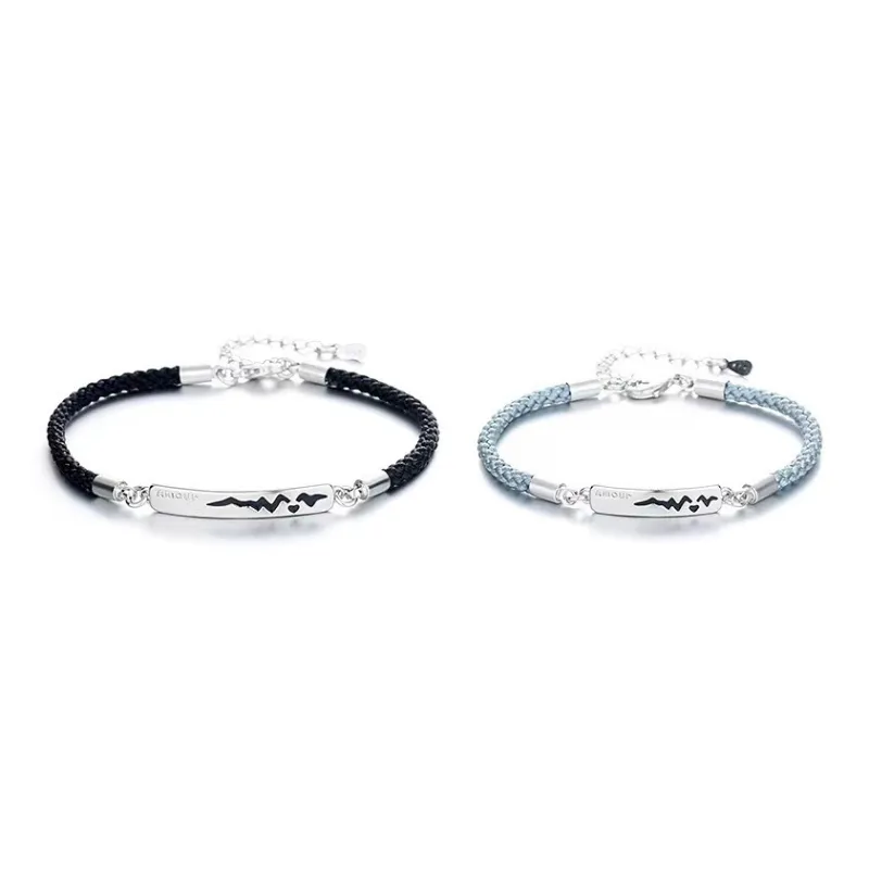 JESCAKOO Silver Bracelets Unisex-5