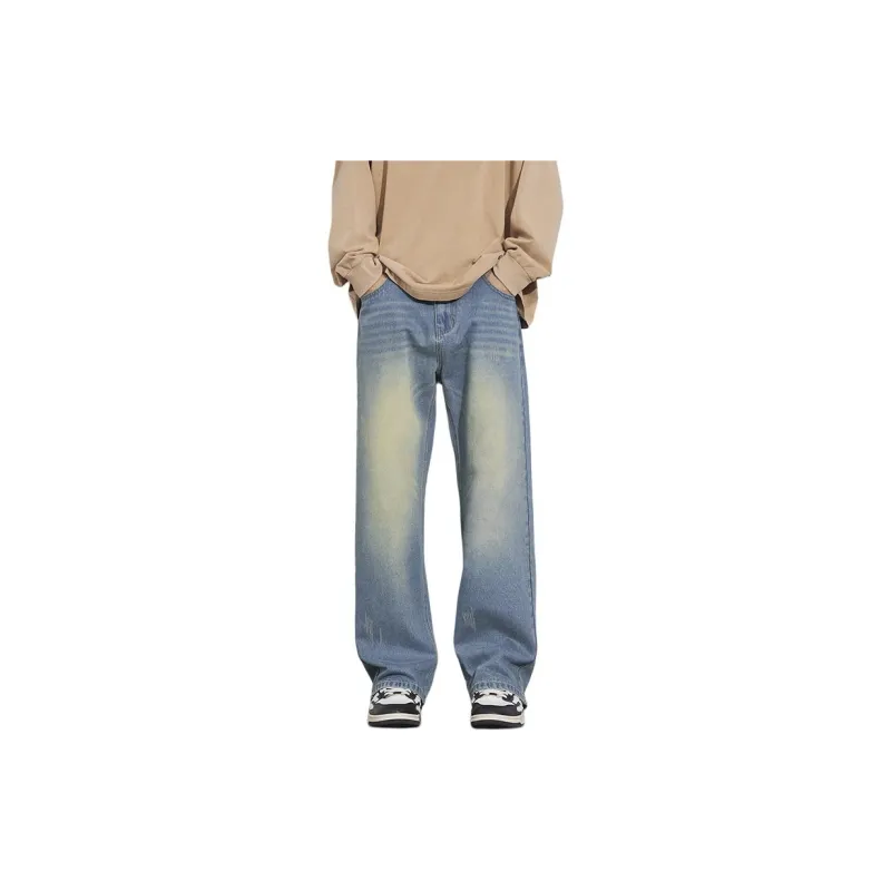 IJRJ Jeans Unisex Vintage Blue-5
