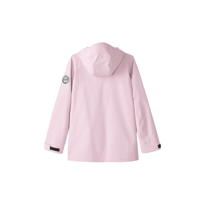 Skechers Windbreaker Jacket Women's Gray Pink-3