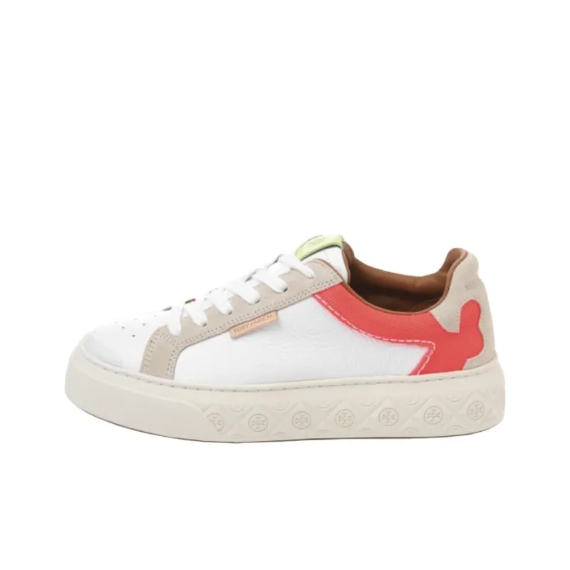 TORY BURCH Low-Top Skateboard Shoes Women's Cream White-0