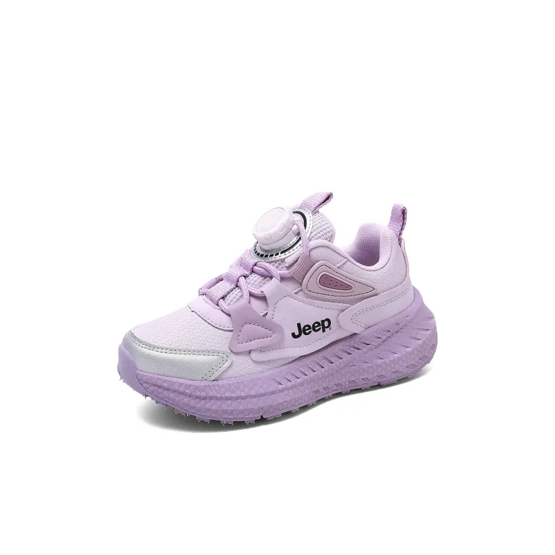 Jeep Wear-Resistant Low-Top Kids Lifestyle Shoes Thin Wicker Pink Purple Kids'-1