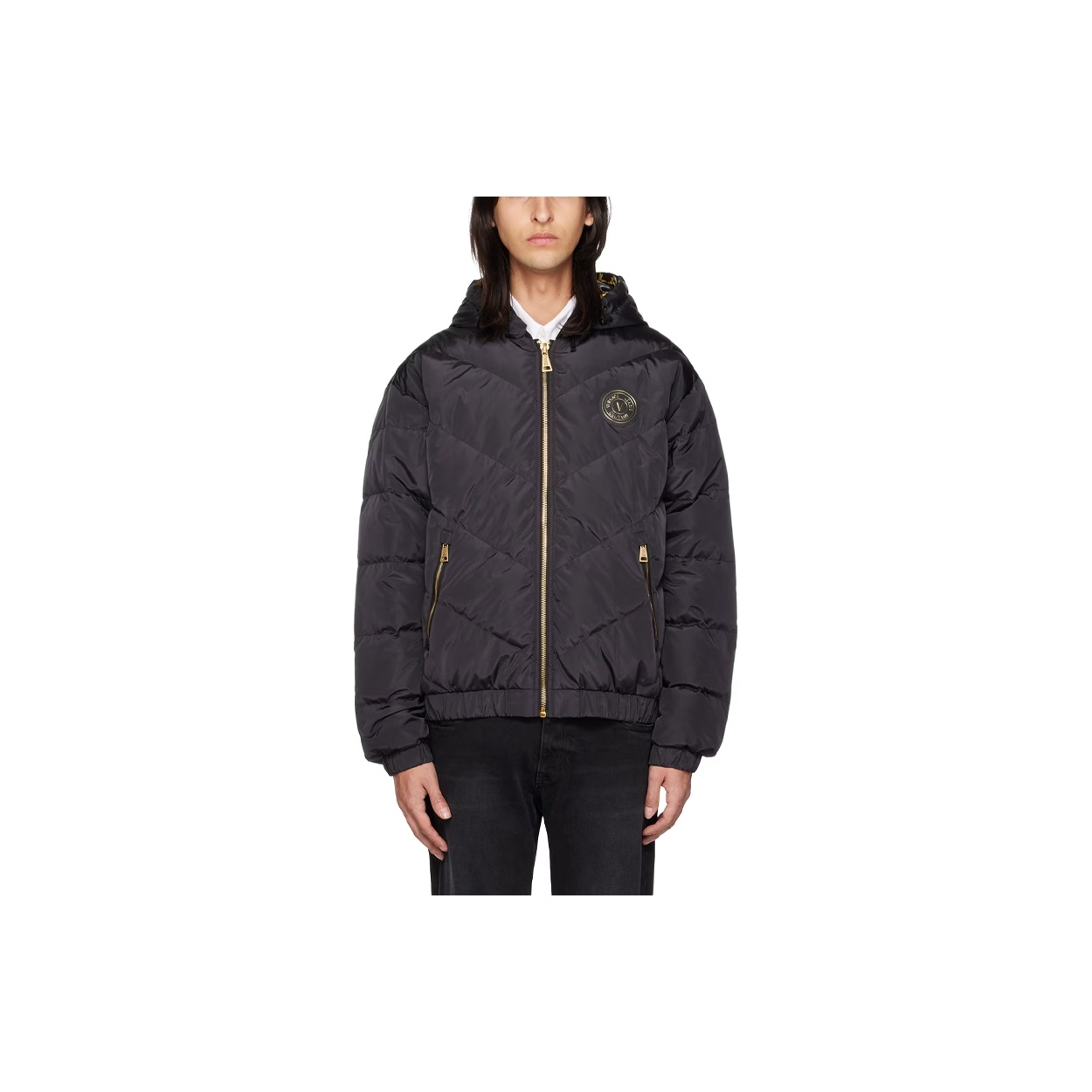 VERSACE JEANS COUTURE Jackets Men Black 52 - POIZON