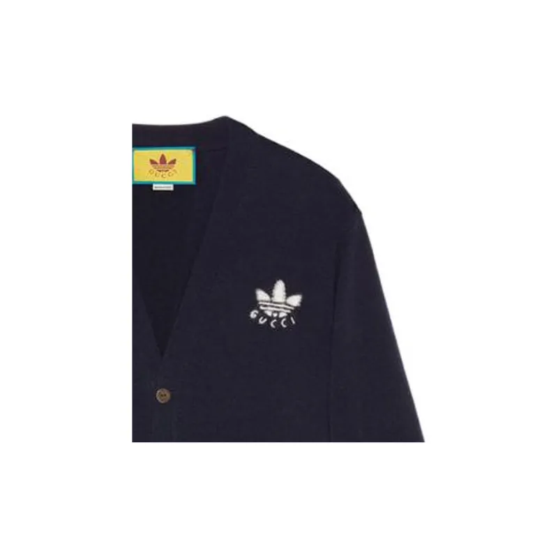 GUCCI X Adidas Wool Cardigan-4