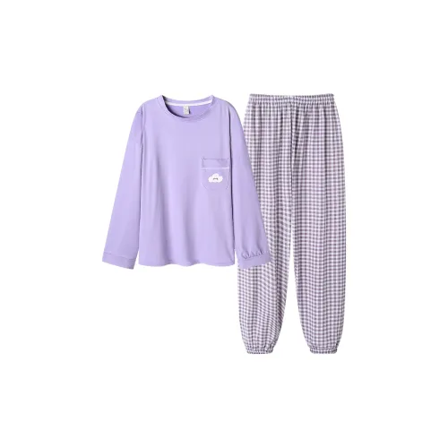 Follow The United States Pajama Set Women's Purple