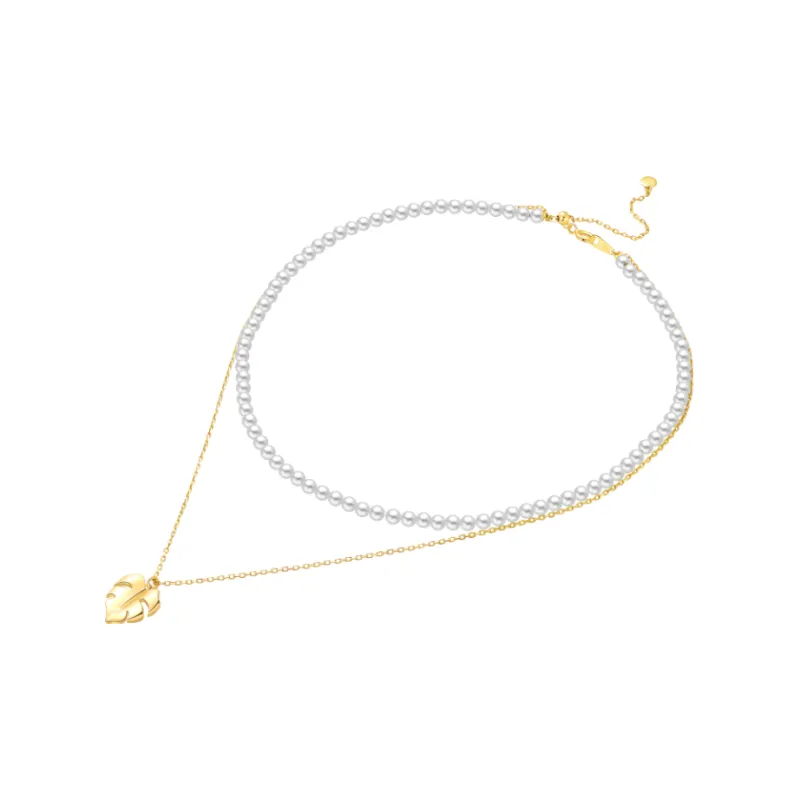 BABYBEI 925 Sterling Silver Shell Pearl Necklaces Women's-1