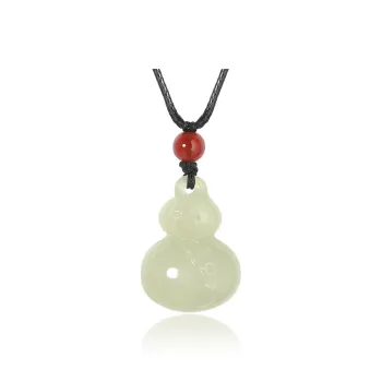 ZENGCAI Hetian Jade Necklaces Pale Greenish White Jade Women's
