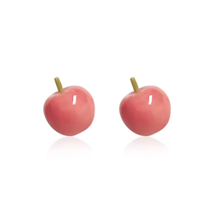 ROGA Resin Stud Earrings Women's-0