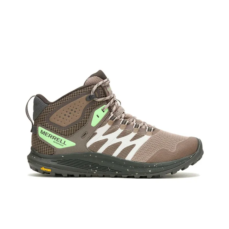 MERRELL Nova 3 Anti-Slip Wear-Resistant Mid-Top Trail Running Running Shoes Men's Brown-1