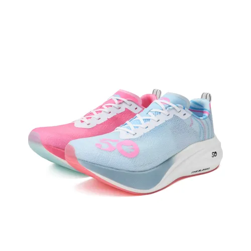 50 Running Shoes Unisex Low-Top Light Blue/Peach Pink