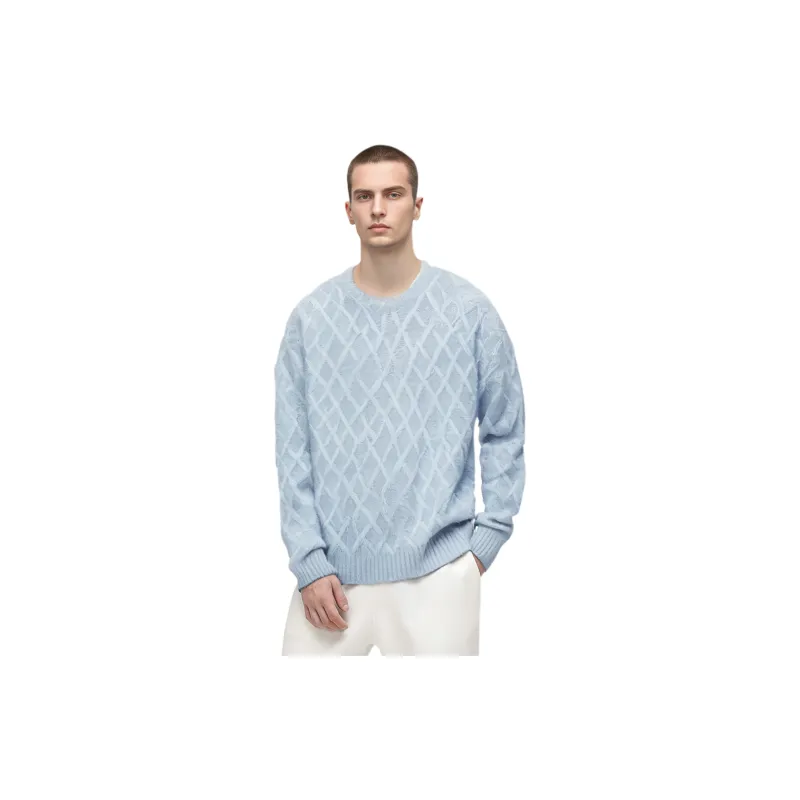 Stussy Fuzzy Lattice Crew Sweater - POIZON Stussy Fuzzy Lattice Crew Sweater - POIZON
