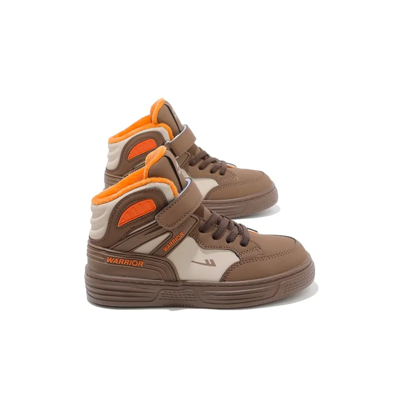 Warrior Anti Slip Wear Resistant Breathable Warm High Top Kids Lifestyle Shoes Kids'-11