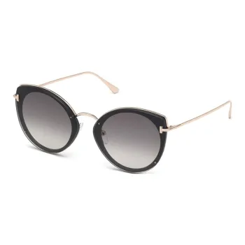 TOM FORD Metal Cat Eye Sunglasses Women's Black