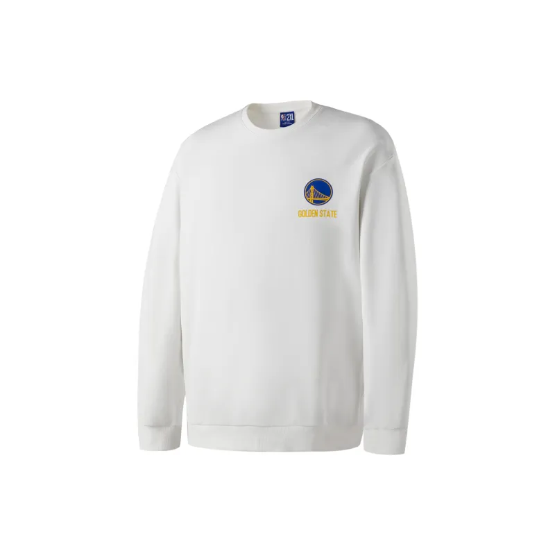 NBA Team Culture Series Sweatshirts Unisex White-1