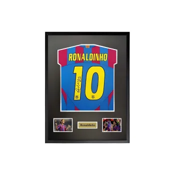 Yi Shot Jersey Barcelona Soccer Club Included SA Certificate Framed And Collectible Unisex
