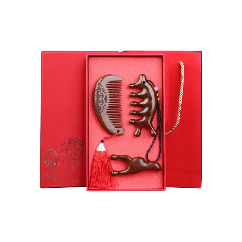 XIBI Massage Head Acupuncture Hairdressing Tools Straight Hair-2