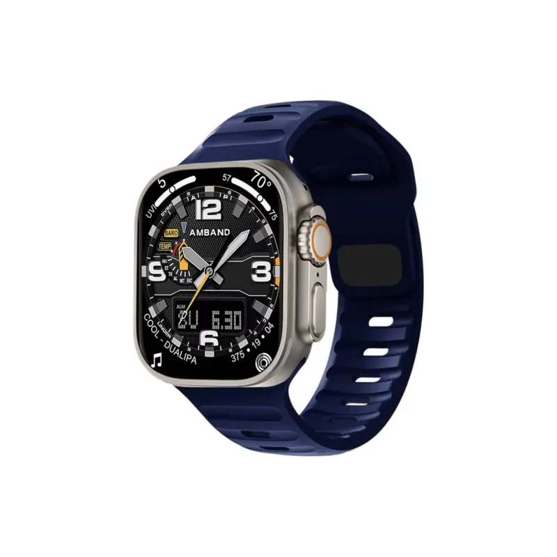 IKYOU Apple Compatibility Watch Band Silicone Material-8