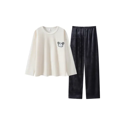 Maultiay Pajama Set Women's White