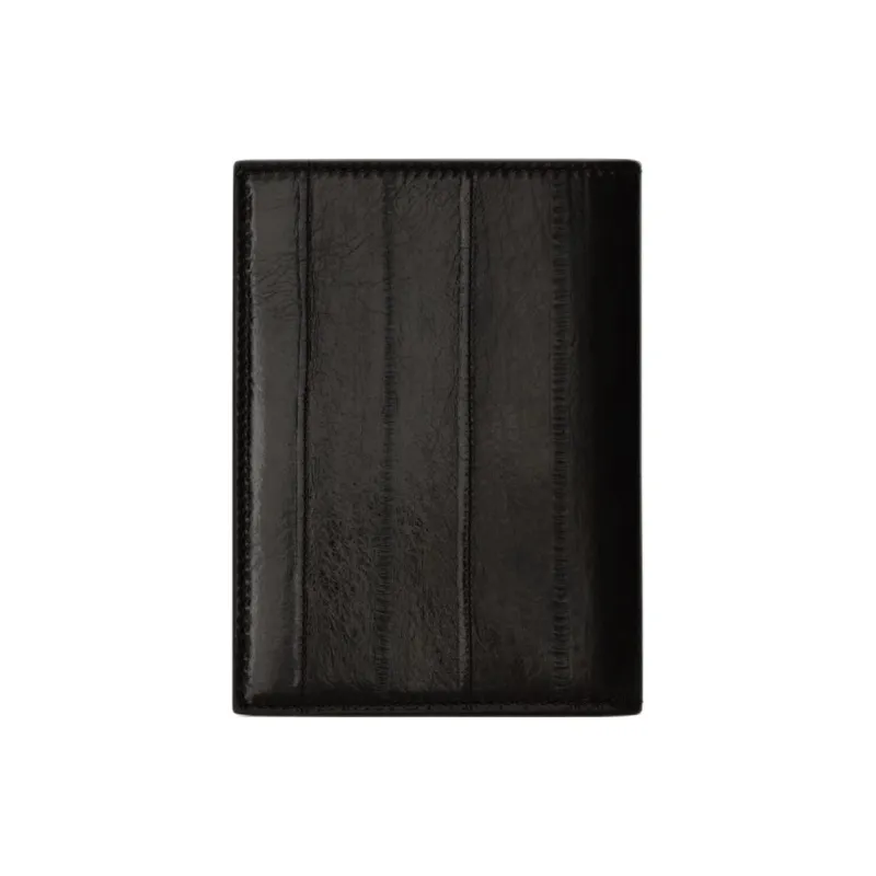 SAINT LAURENT PARIS Eel Skin Wallet Regular Men's Caramel Brown-1