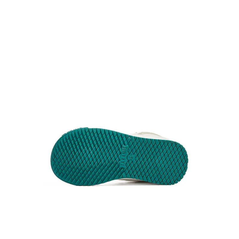 TARANIS Anti Slip And Wear Resistant Warm Kids' Running Shoes White/Apricot/Green Children Aged 3 7 Years Old-4