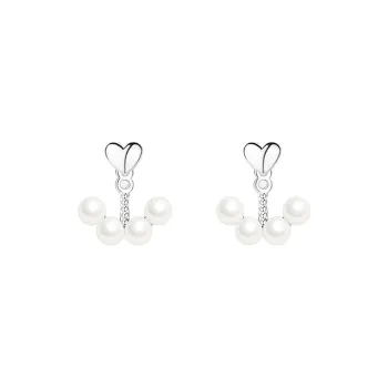 WEST ISLAND Alloy S925 Sterling Silver Stud Earrings Women's