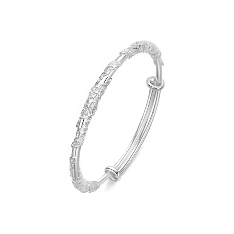 Phoenix Temple Jewelry 999 Fine Silver Sterling Silver Bracelets Women's-11