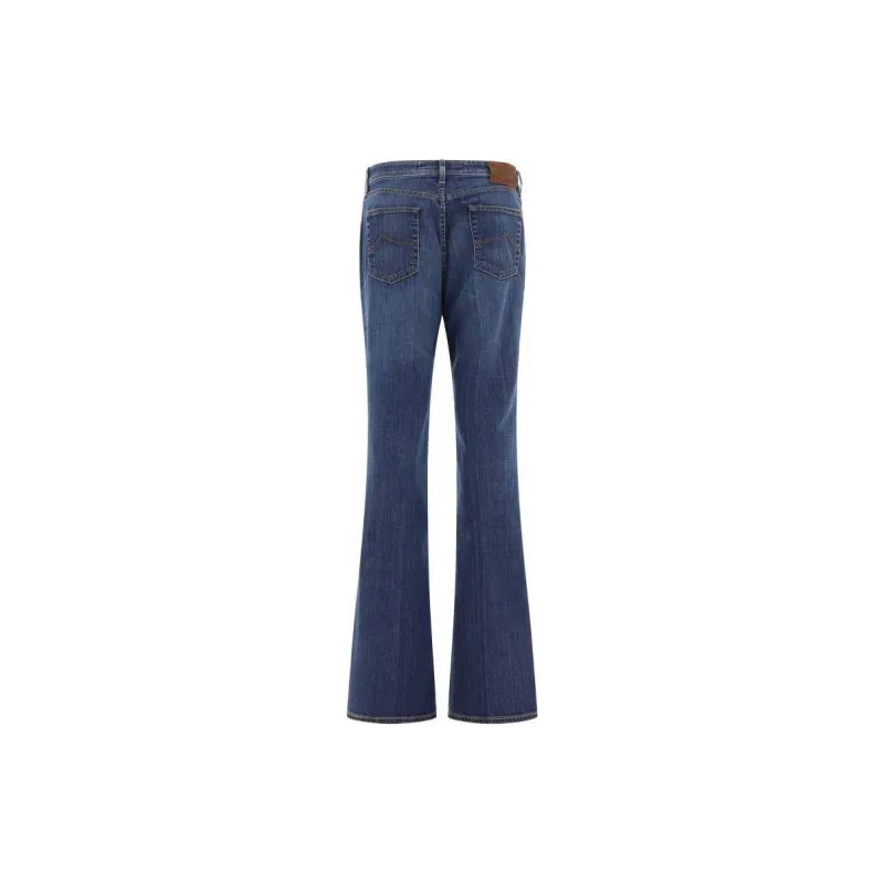 JACOB COHEN Victoria Logo Embroidered Jeans-1