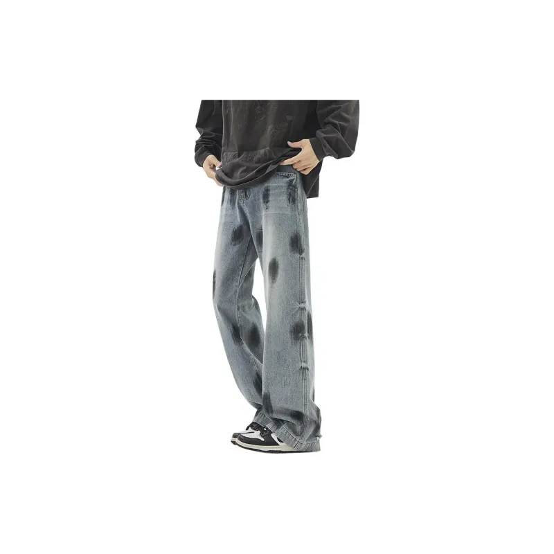IJRJ Jeans Unisex Vintage Blue-4
