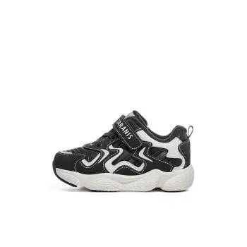 TARANIS Durable Warm Kids Lifestyle Shoes Black White Children Aged 3 7 Years Old