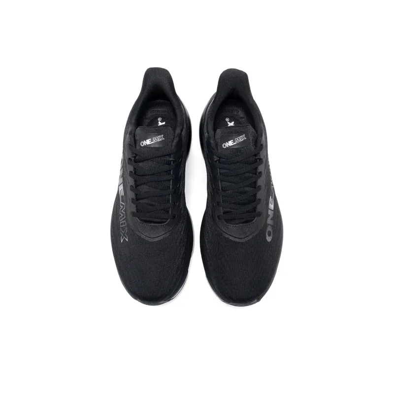ONEMIX Balance Impact Resistant Breathable Quick Dry Low Top Training Running Shoes Unisex Tech Black-5
