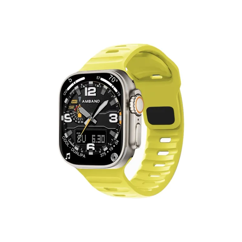 IKYOU Apple Compatibility Watch Band Silicone Material-7