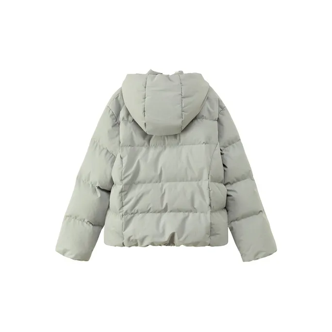 CHUU Cloud Cream Puff Down Jacket Women's Light Gray-1