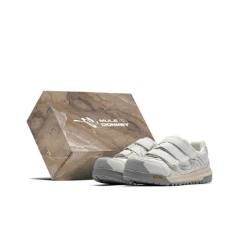 Mule Donkey Non-slip Support Low-Top Skateboard Shoes Unisex White Box Included