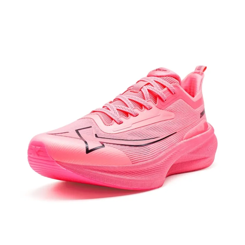 XTEP Two Thousand Kilometers 2.0 Cushioning Wear Resistant Low Top Training Running Shoes Men's Pink Frenzy Panther-2