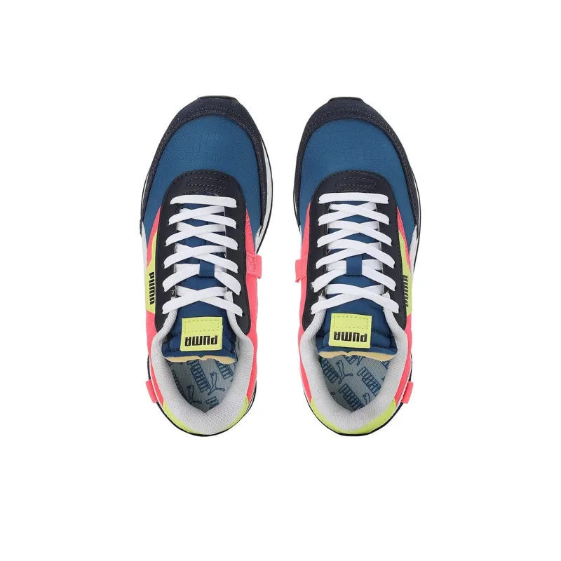 PUMA Future Rider Slip-Resistant Cushioning Low-Top Kids Lifestyle Shoes Blue Pink Kids'-3