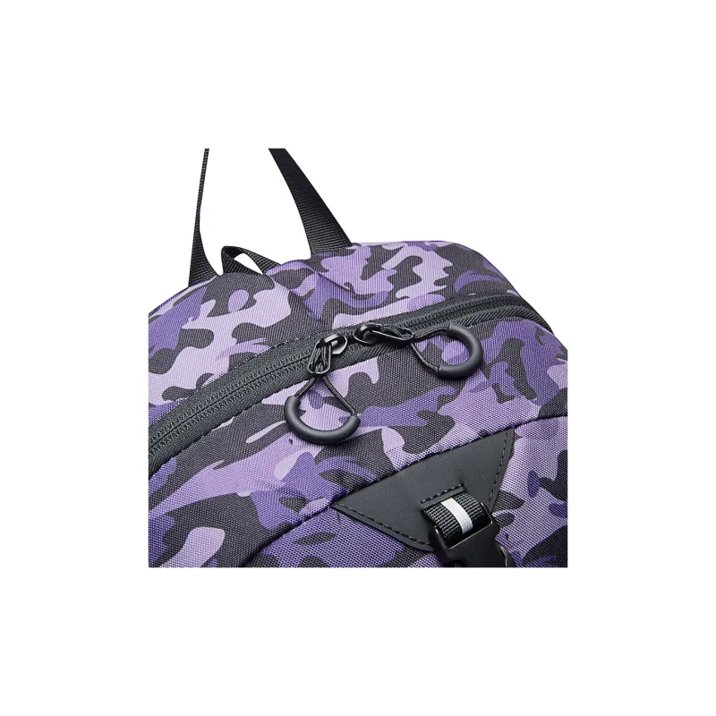 Anta Irving Series PU Backpack Regular Unisex Camouflage Purple-4