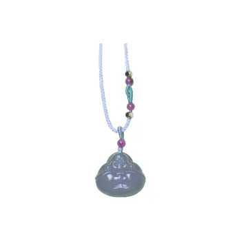 Ingenuity Hetian Jade Necklaces Smoky Purple Women's
