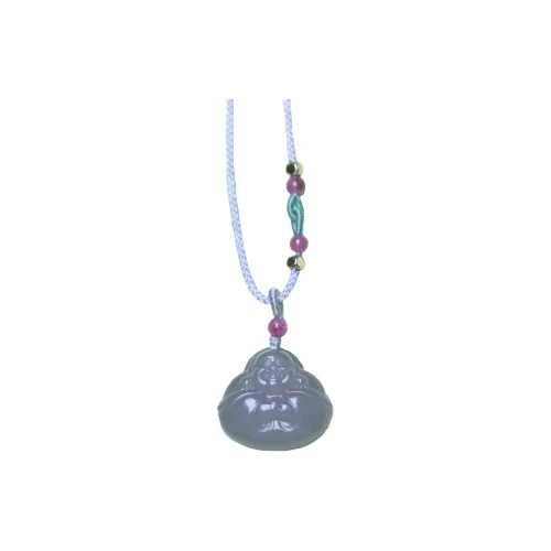 Ingenuity Hetian Jade Necklaces Smoky Purple Women's