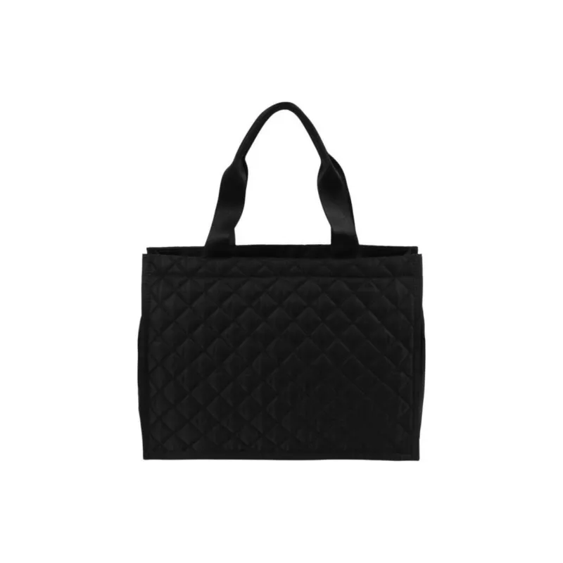 MOSCHINO Nylon Tote Bag Shopping Bag Handbag Women's Black-2