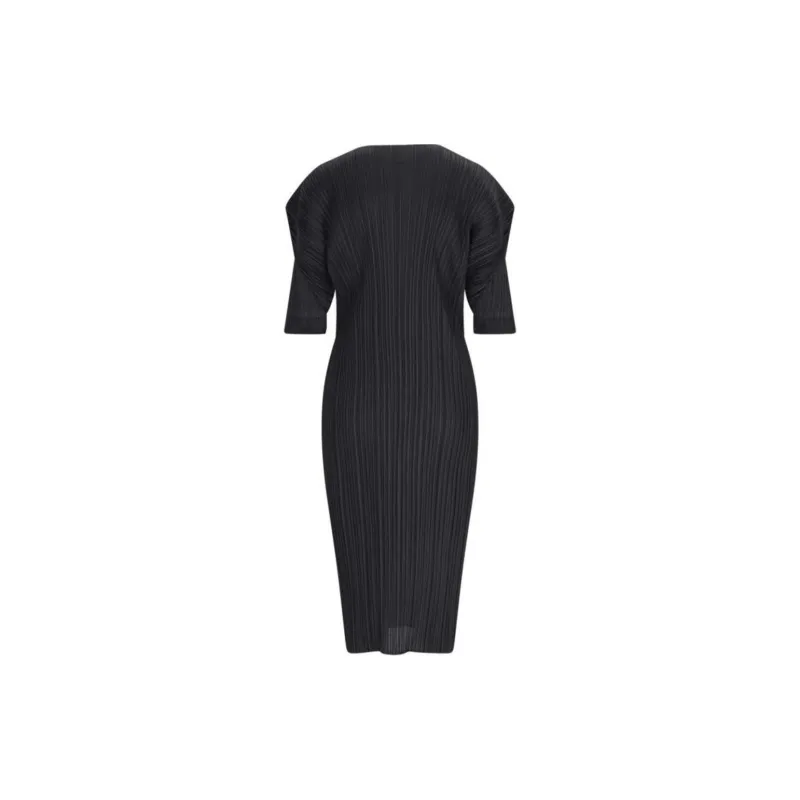 PLEATS PLEASE ISSEY MIYAKE Plissé Effect Midi Dress-1