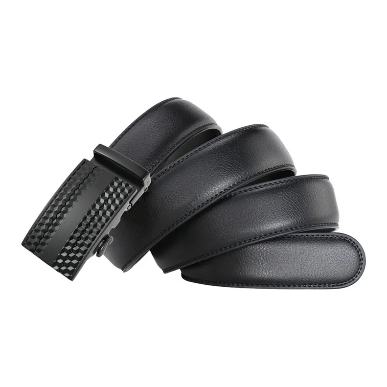 YUZHAOLIN Cow Split Leather Leather Belts Unisex 3.5CM-1