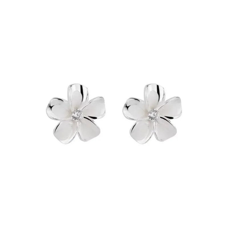 WEST ISLAND S 999 Fine Silver Stud Earrings Women's-0