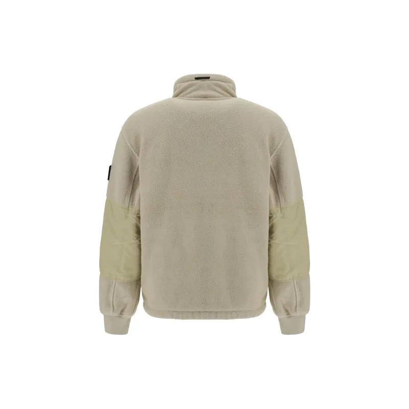 STONE ISLAND Zip Up Fleece Jacket-1
