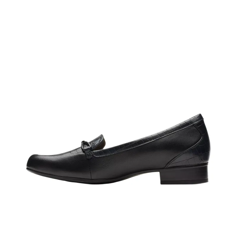 Clarks Juliet Shine Loafers 2.5cm Women's Black-0