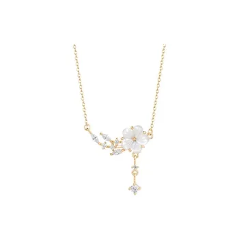TUTAE Alloy Necklaces Women's Gold