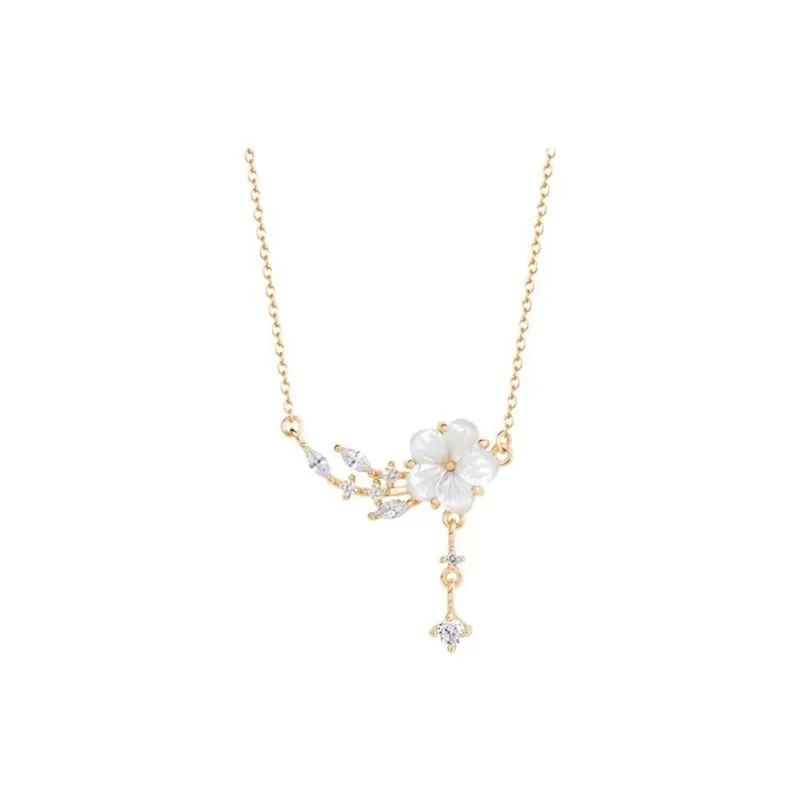 TUTAE Alloy Necklaces Women's Gold-0