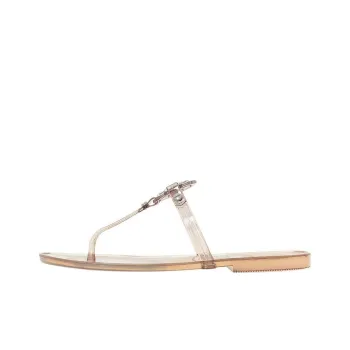 TORY BURCH Slip Resistant Flip Flops Women's Purple Gray