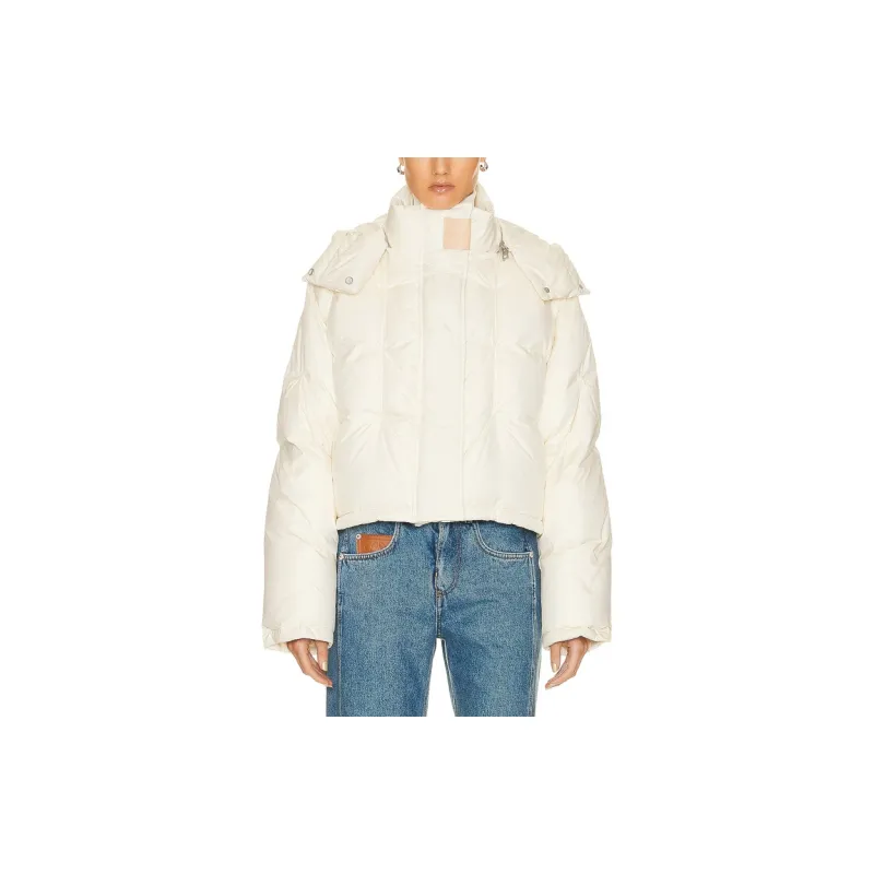 LOEWE Short Puffer 'Ivory'-2